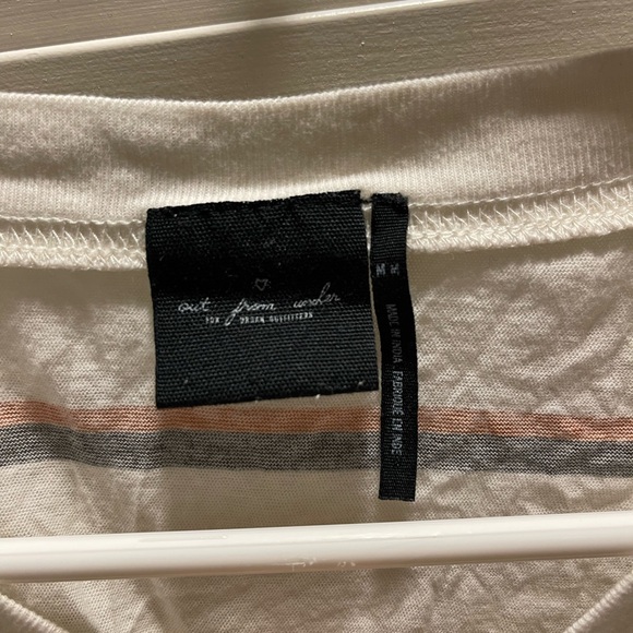 Urban Outfitters Out From Under Cropped Striped Long Sleeve - Picture 3 of 3